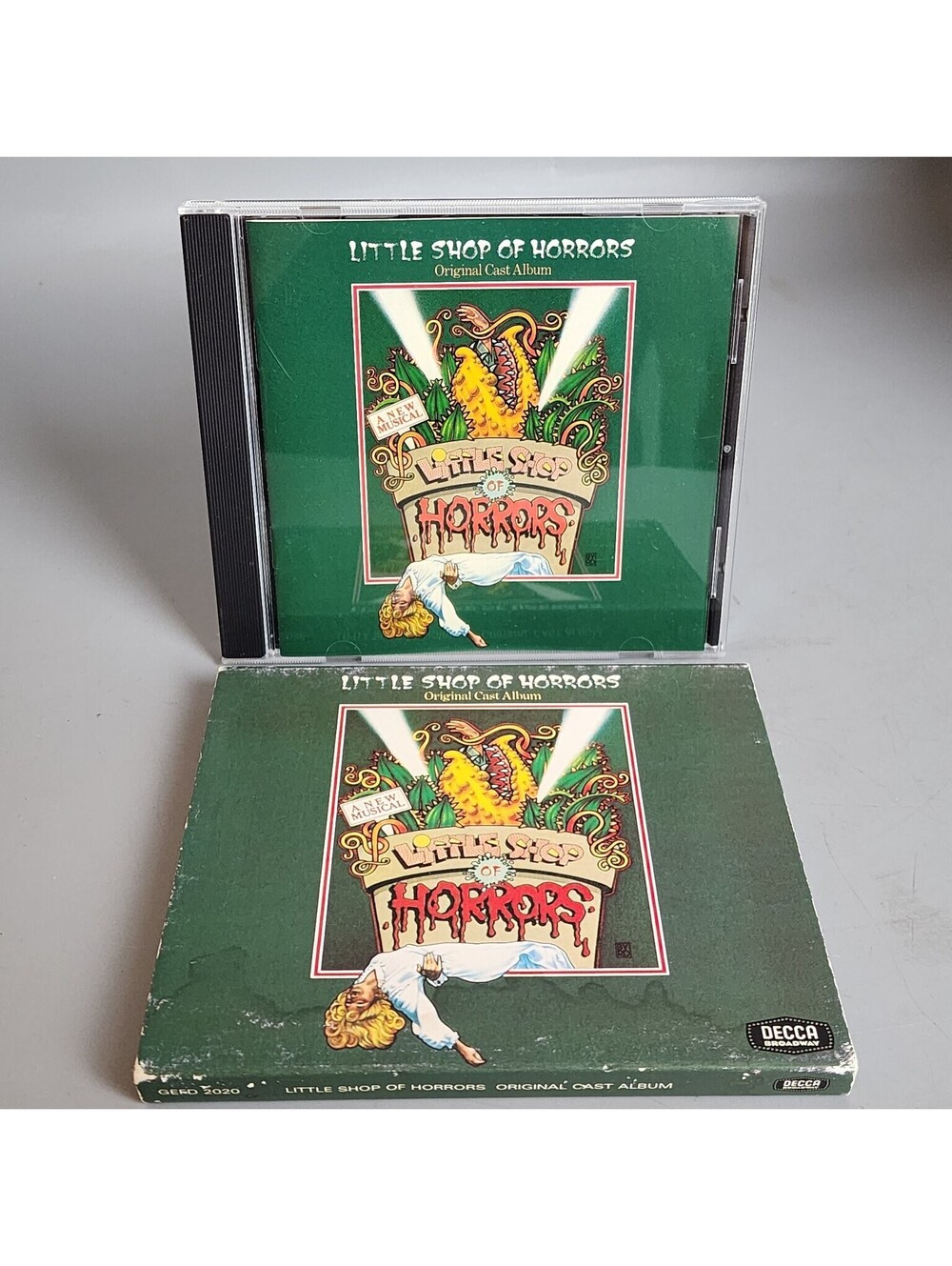 Little Shop of Horrors Original Cast Album CD Musical Soundtrack Geffen GED 2020
